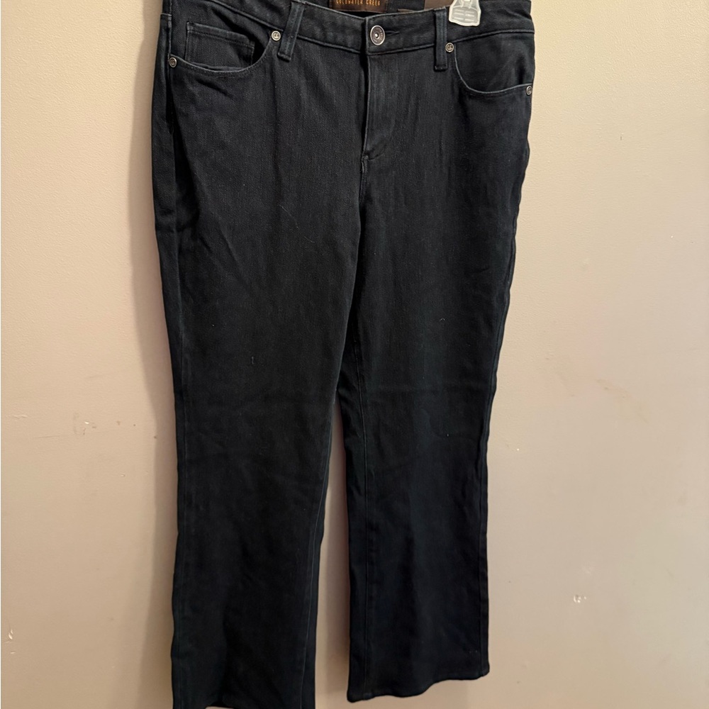 Coldwater Creek Black Straight Leg Jeans